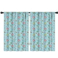 thumbnail image 1 of Blackout Kids Curtains,Mermaid Sea Creature Pattern Childrens Insulated Curtains Set Of 2,Bedroom Essentials,Toddler Room Decor 42"x63", 1 of 5