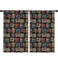 thumbnail image 1 of Blackout Kids Curtains,Monster Cartoon Truck Black Pattern Children's Insulated Curtains Set Of 2,Bedroom Essentials,Toddler Room Decor 52"x84", 1 of 5