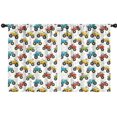 thumbnail image 1 of Blackout Kids Curtains,Monster Cartoon Truck White Pattern Children's Insulated Curtains Set Of 2,Bedroom Essentials,Toddler Room Decor 42"x54", 1 of 5