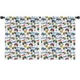 thumbnail image 1 of Blackout Kids Curtains,Monster Cartoon Truck White Pattern Children's Insulated Curtains Set Of 2,Bedroom Essentials,Toddler Room Decor 52"x63", 1 of 5