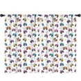 thumbnail image 1 of Blackout Kids Curtains,Monster Cartoon Truck White Pattern Children's Insulated Curtains Set Of 2,Bedroom Essentials,Toddler Room Decor 52"x84", 1 of 5