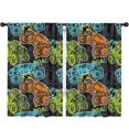 thumbnail image 1 of Blackout Kids Curtains,Monster Cartoon Trucks Cars Pattern Childrens Insulated Curtains Set Of 2,Bedroom Essentials,Toddler Room Decor 52"x84"(132x213cm), 1 of 4