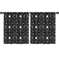 thumbnail image 1 of Blackout Kids Curtains,Moon and Leaf Gothic Pattern Children's Insulated Curtains Set Of 2,Bedroom Essentials,Toddler Room Decor 52"x63", 1 of 5