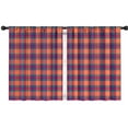 thumbnail image 1 of Blackout Kids Curtains,Multi Color Checkerboard Checkered Pattern Childrens Insulated Curtains Set Of 2,Bedroom Essentials,Toddler Room Decor 42"x54", 1 of 5