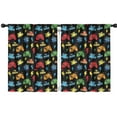 thumbnail image 1 of Blackout Kids Curtains,Multicolor Controllers Games Icons Black Pattern Childrens Insulated Curtains Set Of 2,Bedroom Essentials,Toddler Room Decor 42"x54", 1 of 5