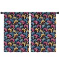 thumbnail image 1 of Blackout Kids Curtains,Multicolor Controllers Games Icons Black Pattern Childrens Insulated Curtains Set Of 2,Bedroom Essentials,Toddler Room Decor 42"x63", 1 of 5