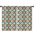 thumbnail image 1 of Blackout Kids Curtains,Multicolor Ethnic Geometric Pattern Childrens Insulated Curtains Set Of 2,Bedroom Essentials,Toddler Room Decor 52x84in(132x213cm), 1 of 5