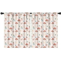 Blackout Kids Curtains,Mushroom Fairy Princess Pattern Childrens Insulated Curtains Set Of 2,Bedroom Essentials,Toddler Room Decor 42"x54"