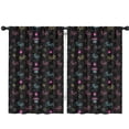 thumbnail image 1 of Blackout Kids Curtains,Neon Controllers Games Icons Black Pattern Childrens Insulated Curtains Set Of 2,Bedroom Essentials,Toddler Room Decor 42"x63", 1 of 5