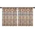 thumbnail image 1 of Blackout Kids Curtains,Boho Bohemia Geometric Line Art Childrens Insulated Curtains Set Of 2,Bedroom Essentials,Toddler Room Decor 52"x63"(132x160cm), 1 of 4