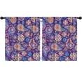 thumbnail image 1 of Blackout Kids Curtains,Paisley Pattern Childrens Insulated Curtains Set Of 2,Bedroom Essentials,Toddler Room Decor 52"x63"(132x160cm), 1 of 4