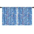thumbnail image 1 of Blackout Kids Curtains,Paisley Pattern Childrens Insulated Curtains Set Of 2,Bedroom Essentials,Toddler Room Decor 52"x63"(132x160cm), 1 of 4