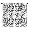 thumbnail image 1 of Blackout Kids Curtains,Paw Prints and Bones Childrens Insulated Curtains Set Of 2,Bedroom Essentials,Toddler Room Decor 42x84in(106x213cm), 1 of 4
