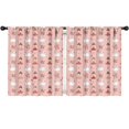 thumbnail image 1 of Blackout Kids Curtains,Pink Ballerina Swan Pattern Childrens Insulated Curtains Set Of 2,Bedroom Essentials,Toddler Room Decor 52"x63", 1 of 5