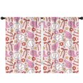 thumbnail image 1 of Blackout Kids Curtains,Pink Baseball Fun Pattern Childrens Insulated Curtains Set Of 2,Bedroom Essentials,Toddler Room Decor 42"x63", 1 of 5