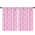 thumbnail image 1 of Blackout Kids Curtains,Pink Baseballs Pattern Childrens Insulated Curtains Set Of 2,Bedroom Essentials,Toddler Room Decor 42"x63", 1 of 5