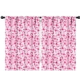 thumbnail image 1 of Blackout Kids Curtains,Pink Breast Cancer Childrens Insulated Curtains Set Of 2,Bedroom Essentials,Toddler Room Decor 42"x63", 1 of 5