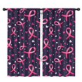 thumbnail image 1 of Blackout Kids Curtains,Pink Breast Cancer Childrens Insulated Curtains Set Of 2,Bedroom Essentials,Toddler Room Decor 42"x84", 1 of 5
