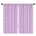 thumbnail image 1 of Blackout Kids Curtains,Pink Cartoon Unicorn Flower Pattern Childrens Insulated Curtains Set Of 2,Bedroom Essentials,Toddler Room Decor 42"x84", 1 of 5