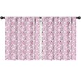 thumbnail image 1 of Blackout Kids Curtains,Pink Cartoon Unicorn Heart Pattern Childrens Insulated Curtains Set Of 2,Bedroom Essentials,Toddler Room Decor 52"x63", 1 of 5