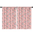thumbnail image 1 of Blackout Kids Curtains,Pink Cow Spotted Pattern Childrens Insulated Curtains Set Of 2,Bedroom Essentials,Toddler Room Decor 42x63in(106x160cm), 1 of 5