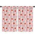 thumbnail image 1 of Blackout Kids Curtains,Pink Cow Strawberry Milk Pattern Childrens Insulated Curtains Set Of 2,Bedroom Essentials,Toddler Room Decor 52x84in(132x213cm), 1 of 5