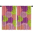 thumbnail image 1 of Blackout Kids Curtains,Pink Floral and Petal Pattern Childrens Insulated Curtains Set Of 2,Bedroom Essentials,Toddler Room Decor 52x84in(132x213cm), 1 of 5