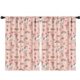 thumbnail image 1 of Blackout Kids Curtains,Pink Unicorn Flamingo Pattern Childrens Insulated Curtains Set Of 2,Bedroom Essentials,Toddler Room Decor 42"x63", 1 of 5