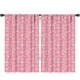 thumbnail image 1 of Blackout Kids Curtains,Pink Unicorn Moon Rainbow Pattern Childrens Insulated Curtains Set Of 2,Bedroom Essentials,Toddler Room Decor 52"x84", 1 of 5