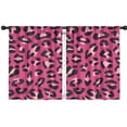 thumbnail image 1 of Blackout Kids Curtains,Pink and Black Of Leopard Print Childrens Insulated Curtains Set Of 2,Bedroom Essentials,Toddler Room Decor 42"x54", 1 of 5