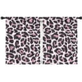 thumbnail image 1 of Blackout Kids Curtains,Pink and Black Of Leopard Print Childrens Insulated Curtains Set Of 2,Bedroom Essentials,Toddler Room Decor 42"x54", 1 of 5