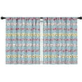 thumbnail image 1 of Blackout Kids Curtains,Pioneer Flower Childrens Insulated Curtains Set Of 2,Bedroom Essentials,Toddler Room Decor 42x54in(106x137cm), 1 of 4