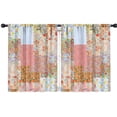 thumbnail image 1 of Blackout Kids Curtains,Pioneer Flower Childrens Insulated Curtains Set Of 2,Bedroom Essentials,Toddler Room Decor 42x54in(106x137cm), 1 of 4