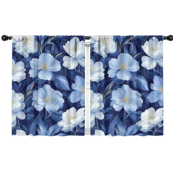 Blackout Kids Curtains,Pioneer Flower Childrens Insulated Curtains Set Of 2,Bedroom Essentials,Toddler Room Decor 42x54in(106x137cm)