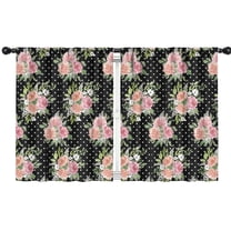Blackout Kids Curtains,Pioneer Flower Childrens Insulated Curtains Set Of 2,Bedroom Essentials,Toddler Room Decor 42x54in(106x137cm)