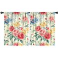 thumbnail image 1 of Blackout Kids Curtains,Pioneer Flower Childrens Insulated Curtains Set Of 2,Bedroom Essentials,Toddler Room Decor 42x54in(106x137cm), 1 of 4