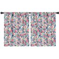 thumbnail image 1 of Blackout Kids Curtains,Pioneer Flower Childrens Insulated Curtains Set Of 2,Bedroom Essentials,Toddler Room Decor 42x54in(106x137cm), 1 of 4