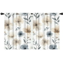 Blackout Kids Curtains,Pioneer Flower Childrens Insulated Curtains Set Of 2,Bedroom Essentials,Toddler Room Decor 42x54in(106x137cm)