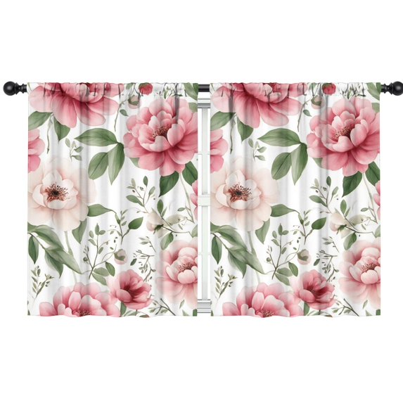 Blackout Kids Curtains,Pioneer Flower Childrens Insulated Curtains Set Of 2,Bedroom Essentials,Toddler Room Decor 42x54in(106x137cm)