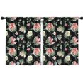 thumbnail image 1 of Blackout Kids Curtains,Pioneer Flower Childrens Insulated Curtains Set Of 2,Bedroom Essentials,Toddler Room Decor 42x54in(106x137cm), 1 of 4