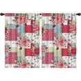 thumbnail image 1 of Blackout Kids Curtains,Pioneer Flower Childrens Insulated Curtains Set Of 2,Bedroom Essentials,Toddler Room Decor 42x63in(106x160cm), 1 of 4