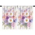 thumbnail image 1 of Blackout Kids Curtains,Pioneer Flower Childrens Insulated Curtains Set Of 2,Bedroom Essentials,Toddler Room Decor 42x63in(106x160cm), 1 of 4