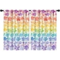 thumbnail image 1 of Blackout Kids Curtains,Pioneer Flower Childrens Insulated Curtains Set Of 2,Bedroom Essentials,Toddler Room Decor 42x63in(106x160cm), 1 of 4