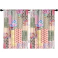thumbnail image 1 of Blackout Kids Curtains,Pioneer Flower Childrens Insulated Curtains Set Of 2,Bedroom Essentials,Toddler Room Decor 42x63in(106x160cm), 1 of 4