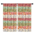 thumbnail image 1 of Blackout Kids Curtains,Pioneer Flower Childrens Insulated Curtains Set Of 2,Bedroom Essentials,Toddler Room Decor 42x84in(106x213cm), 1 of 4
