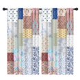 thumbnail image 1 of Blackout Kids Curtains,Pioneer Flower Childrens Insulated Curtains Set Of 2,Bedroom Essentials,Toddler Room Decor 42x84in(106x213cm), 1 of 4