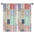 thumbnail image 1 of Blackout Kids Curtains,Pioneer Flower Childrens Insulated Curtains Set Of 2,Bedroom Essentials,Toddler Room Decor 42x84in(106x213cm), 1 of 4