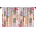 thumbnail image 1 of Blackout Kids Curtains,Pioneer Flower Childrens Insulated Curtains Set Of 2,Bedroom Essentials,Toddler Room Decor 52x63in(132x160cm), 1 of 4