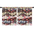 thumbnail image 1 of Blackout Kids Curtains,Pioneer Flower Childrens Insulated Curtains Set Of 2,Bedroom Essentials,Toddler Room Decor 52x63in(132x160cm), 1 of 4