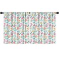 thumbnail image 1 of Blackout Kids Curtains,Pioneer Flower Childrens Insulated Curtains Set Of 2,Bedroom Essentials,Toddler Room Decor 52x63in(132x160cm), 1 of 4